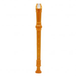 8 Holes Flute Long Musical Soprano Recorder Kids Educational Instrument  Orange_ABS