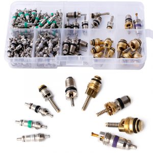 134Pcs R134A A/C Car Auto Air Conditioning Valve Core for Car Tire