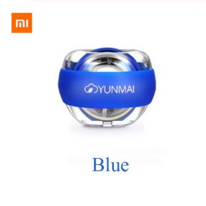 Original Xiaomi Mijia Wrist Trainer LED Gyroball Essential Spinner Gyroscopic Forearm Exerciser Gyro Ball blue