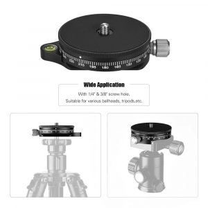 TPC60 360?? Panoramic Camera Ballhead Tripod Head for Tripods Monopods DSLR Camera black