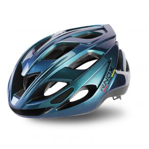 Aerodynamics Helmet Ultralight Unisex Integrated Bicycle Helmet Road Racing Cycling Safety Bike Helmet Riding Equipment Colorful cyan_One size