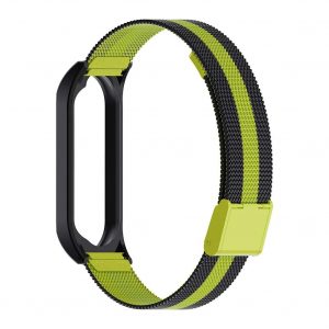 Smart Watch Buckle Wrist Strap Replacement Bracelet Stainless Steel for Xiaomi Mi Band 4 Watch Band  dark green