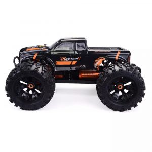 ZD Racing MT8 Pirates3 1/8 2.4G 4WD 90km/h Electric Brushless RC Car Metal Chassis RTR  Black orange_Frame (without electronic accessories)