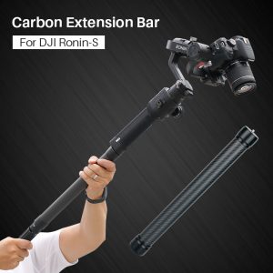 Ulanzi Carbon Fiber Extend Rod Pole Stick for Dji Ronin S Crane V2 2 Plus Feiyu G6 G5 AK4000 A2000 Moza Air 2 Telescopic Handheld Bar black