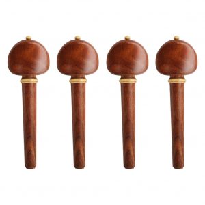 4Pcs Mahogany Tuning Pegs 4/4 Cello Fittings (Carton) 4/4 cello