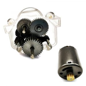 WPL Metal Gears with 370 Motor for Speed Change Gear Box B1 B24 B16 B36 C24 1/16 4WD 6WD Rc Car  as shown