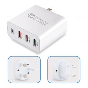 USB Travel Charger 36W Quick Charge Type C for Samsung iPhone Huawei Tablet Fast Wall Adaptor EU Plug
