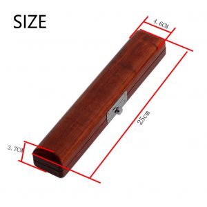 Black Walnut Wood Flute Head Box Musical Instrument Accessories 25*4.6*3.7CM Red amber_25cm