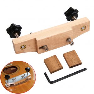 Wooden Guitar Bridge Clamp Guitar Bonding Clip Bridge Adhesive Tool Acoustic/Classical Guitars Luthier Repair Tools Wood color