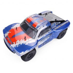 ZD Racing Thunder SC-10 1/10 2.4G 4WD 55Km/h RC Car Electric Electricless Brushless Short Course Vehicle RTR Blue red
