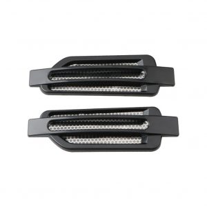 1pair Car DIY Auto Decorative Side Vent Air Flow Fender Intake Stickers Decal black