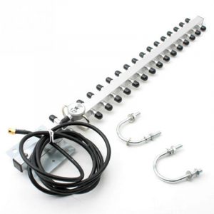 2.4GHz WiFi Antenna 25dbi Antenna Yagi Directional Lightweight Alloy RP-SMA WIFI Outdoor Antenna Silver