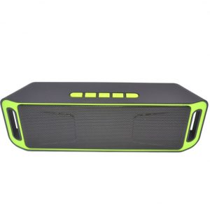 Wireless Bluetooth Speaker Column Stereo Subwoofer USB Speakers Built-in Mic Bass MP3 Player Sound Box green