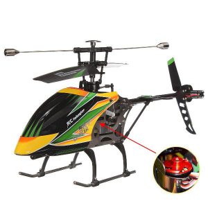 WLtoys V912 4CH Brushless RC Helicopter with Gyro BNF green