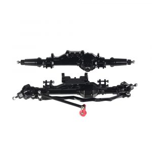 1/10 RC Car Axle Front+Rear Axle Aluminum Alloy Vehicle Bridge for WRAITH 90018 90045 RR10 90048 90053 RC Car Spare Parts black