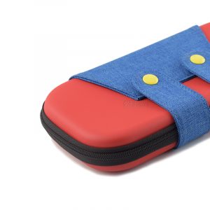 Storage Case for Switch Lite Mini Game Console Contrast Color Design Shockproof Outdoor Portable Shell red