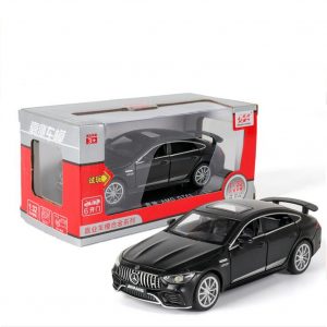 Simulation 1:32 AMG GT63S Children Toy Alloy Sports Car Model with Light Sound and Opening Door black