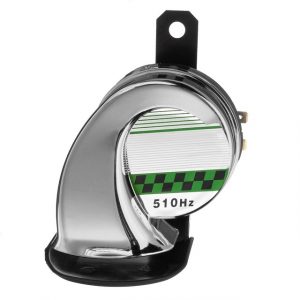 Universal 12V DC 130db Snail Air Motorcycle Horn Siren Loud for Truck Motorbike Silver
