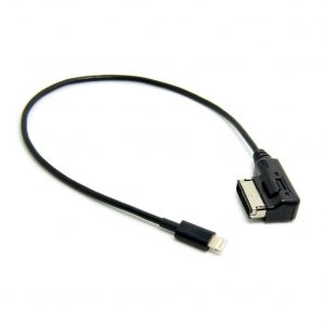 Music Converter Cable Charging Cable Adapter for Audi MDI AMI iPhone6 plus 5 6 a7 A8 P6 A5 black