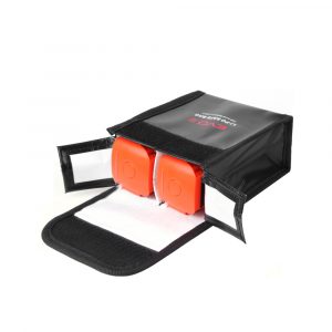 LiPo Safe Bag Explosion-proof Battery Storage Bag for Autel EVO II/Pro/Dual Series Drone Install two batteries