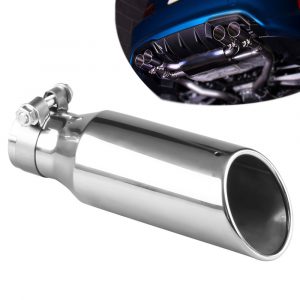 10.3" Stainless Steel Car Exhaust Muffler Tip Pipe 2.5" Inlet 3" Outlet