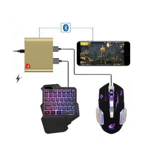PUBG Mobile Phone Game Controller Mouse Keyboard Battledock Converter  D6 (without mouse and keyboard)