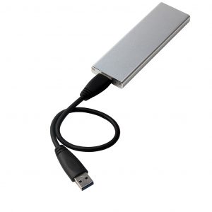 External Hard Drive Enclosure A1466 for 2012 MacBook Air SSD USB 3.0 to A1465 for MD223 MD224 MD231 M232 SSD Adapter Enclosure white