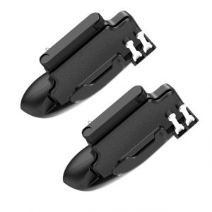 1 Pair Gamepad Controller for PUBG Game Grip Handle Joystick Trigger Fire Button Aim Key for iPad Android Tablet PC black
