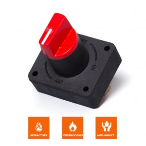 Battery Disconnect Switch Battery Isolator Master Switches Power Cut Off Switch for Marine Boat Car Vehicles black