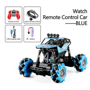 1:16 Rc Cars 4wd Watch Control Gesture Induction Remote Control Car Machine for Radio-controlled Stunt Car Toy Cars RC Drift Car 2032 blue