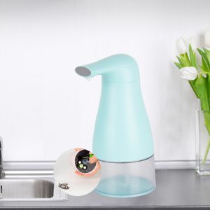 Automatic Foam Soap Dispenser Touchless Hand Infrared Auto Sensor Soap Pump for Kitchen Children blue-