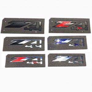 Delicate Z71 4x4 Emblem Decal Sticker Badge for Chevrolet Silverado GMC Red black