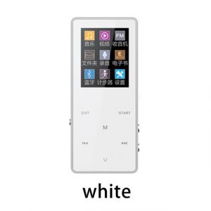 1.8 inch K1 Touch Metal External Release Portable MP3 Music Player with FM Hi-Fi Lossless Support Up to 128GB Silver