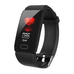 Smart Band Blood Pressure Q1 Heart Rate Monitor Fitness Tracker Smart Watch Fitness Bracelet Waterproof black