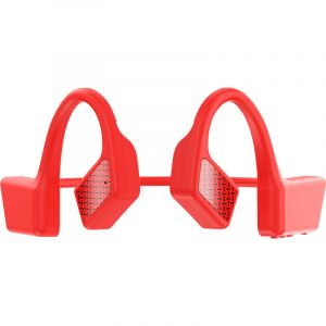 Bone Conduction Earphone Bluetooth Wireless Not In-ear Headphones Waterproof Sports Headset red
