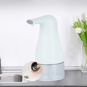 Automatic Foam Soap Dispenser Touchless Hand Infrared Auto Sensor Soap Pump for Kitchen Children Light blue