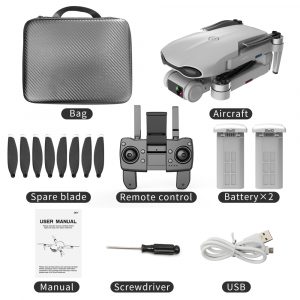 2020 NEW M9968 Drone 5G WIFI GPS 6K HD Mini Camera Profesional 1200 METERS Distance FPV Drone Protable Dron VS EX5 SG108 E520S Gray 2 batteries