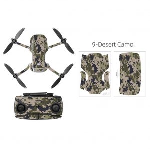 PVC Shell Decoration Sticker for DJI Mavic Mini Drone Body Arm and Controller Waterproof Anti-Scratch Full Protective Film camouflage