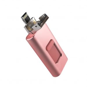 4 in 1 Micro USB Stick Flash Disk Type-C USB Flash Drive OTG Pen Drive for iPhone /Android/Tablet PC  Pink