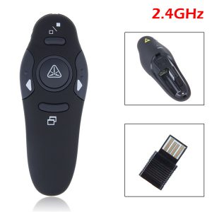 Wireless Presenter Pointer PPT Clicker Pen - Black