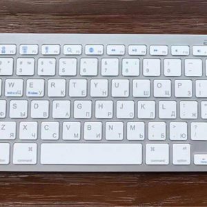 Wireless Bluetooth Keyboard Russian Spanish Universal Mini Ultra Thin Computer Keyboard Portable English