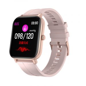 Smart Watch Built-in Battery Temperature Heart Rate Blood Pressure Blood Oxygen Sleep Monitoring Music Control Smart Bracelet Pink