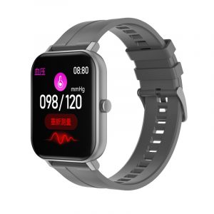Smart Watch Built-in Battery Temperature Heart Rate Blood Pressure Blood Oxygen Sleep Monitoring Music Control Smart Bracelet gray