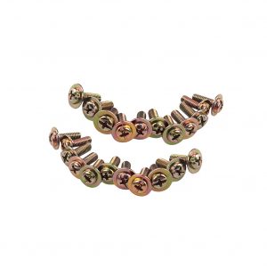 21pcs Single End Drum Lugs Screws Gold Brass For Fixing Drum Music Instrument Accessories Brass