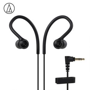 Original Audio Technica ATH-SPORT10 In-ear Wired Earphone Music Headset Sport Earbuds With IPX5 Waterproof For Huawei Xiaomi Black