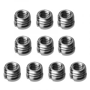 1/4 Male to 3/8 Convert Screw Adapter For Tripod Monopod Ballhead DSLR SLR Camera Accessories 10PCS
