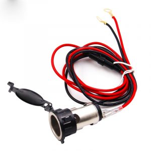12V 24V 120W Cigarette Lighter Waterproof Power Motorcycle Boat Car Cigarette Lighter Socket Plug with 60cm Wire