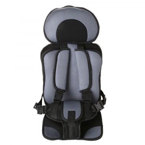 Portable Baby Safety Seat Cushion Pad Thickening Sponge Kids Car Seats for Infant Boys Girls black