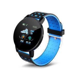 1.3inch Sport Watch Intelligent Watch Bracelet Message Information Heart Rate Monitor Watch for Android iOS Blue