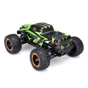 SG1601 1/16 RC Car Brush Motor 2.4GHz 30Km/h High Speed Vehicle Models With Head Light Remote Control Vehicle Models Kids Outdoor Play Toy Green